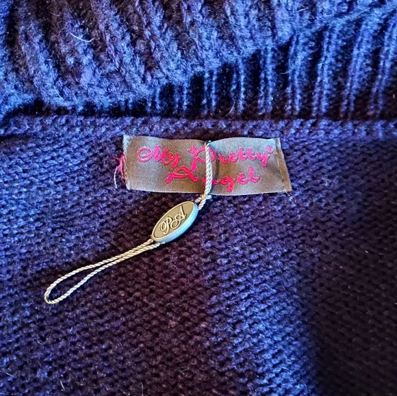 Pretty Angel Cashmere Blend Sweater In Oversized Large - Picture 4 of 11